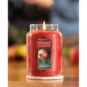 Yankee Candle Macintosh Scented, Classic 22oz Large Jar Single Wick Candle